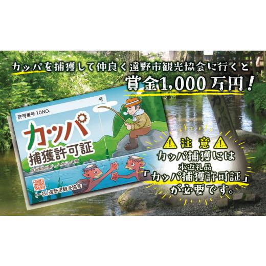 ふるさと納税 岩手県 遠野市 カッパ捕獲許可証 ／ 遠野市観光協会