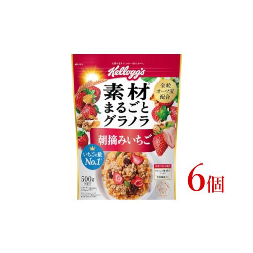 ふるさと納税 群馬県 高崎市 【22A032】　ケロッグ　素材まるごとグラノラ　朝摘みいちご《500...