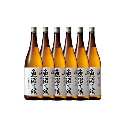 ふるさと納税 新潟県 南魚沼市 日本酒 八海山 純米酒 魚沼で候 1800ml×6本 新潟県魚沼地域...