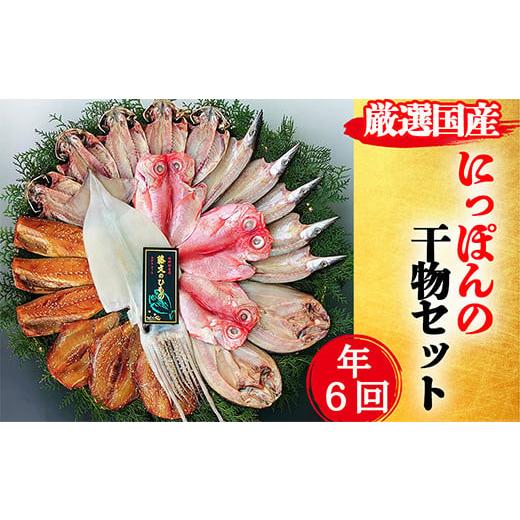 ふるさと納税 静岡県 西伊豆町 藤文の「にっぽんの干物セット定期便」（年６回）  あじ 鯵 金目鯛 ...