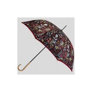 ふるさと納税 小物 山梨県 富士河口湖町 槙田商店 長傘 スティグリンドベリ HERBARIUM レッド(ハーバリウム) 晴雨兼用