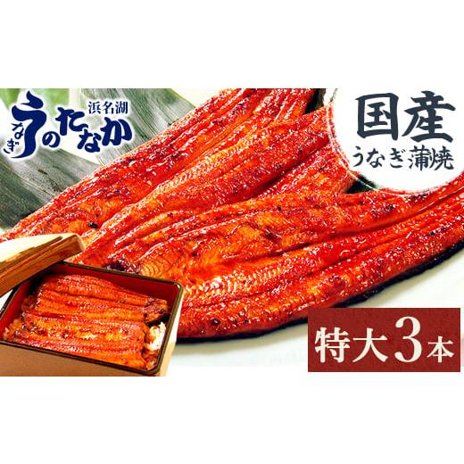 ふるさと納税 うなぎ 静岡県 磐田市 浜名湖・うなぎのたなかの長蒲焼3本セット ふっくら柔らか 国産...