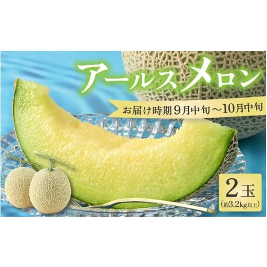 ふるさと納税 メロン メロン青肉 福井県 あわら市  先行予約 秋 アールスメロン 2玉（約1.6k...