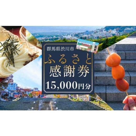 ふるさと納税 群馬県 渋川市 渋川市ふるさと感謝券 15,000円分（1000円×15枚） 伊香保温...