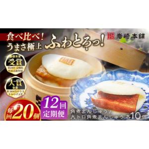 ふるさと納税 加工品等 長崎県 五島市 全12回定期便 角煮まんじゅう10個 （箱）・大とろ角煮まんじゅう10個 （箱） 豚肉 東坡肉 ふわふわ ほかほか 五島市／…