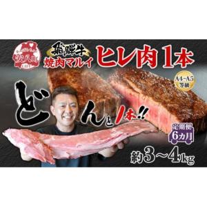 ふるさと納税 牛肉 ヒレ 岐阜県 安八町 No.5331-0259 飛騨牛 ヒレ肉 ブロック A4〜A5等級 1本6ヵ月定期便約3〜4kg 3割×6 ヒレ シャトーブリアン 肉 牛肉 ブ…