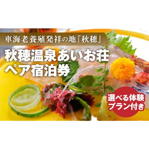ふるさと納税 宿泊券 山口県 山口市 A087 瀬戸内海を臨む秋穂温泉あいお荘宿泊と選べる体験プラン