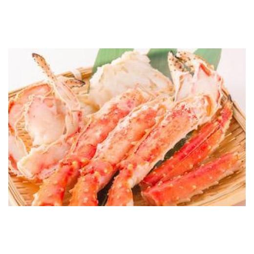 ふるさと納税 北海道 様似町 【超特大・極太5L】本たらば蟹ボイル脚 1kg