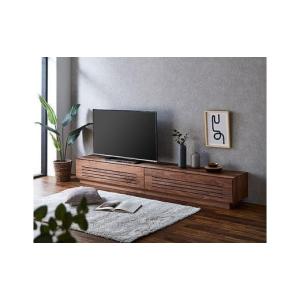 ふるさと納税 家具 収納家具 福岡県 大川市 開梱設置 テレビ台 ルーチェ 無垢 ウォールナット 幅214-244cm TV テレビボード TV台 TVボード ローボード 家具
