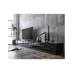 ふるさと納税 家具 収納家具 福岡県 大川市 開梱設置 テレビ台 ルーチェ ガラスタイプ 幅250-300cm TV ブラック 黒 テレビボード TV台 TVボード ローボード …