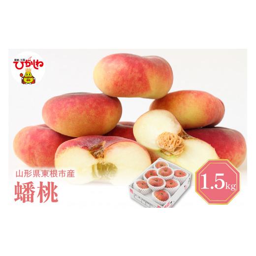 ふるさと納税 もも 山形県 東根市  2026年産 先行予約 もも「蟠桃(ばんとう)」1.5kg 東...