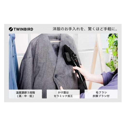 ふるさと納税 電化製品 新潟県 燕市  除菌 ツインバード ハンディーアイロン &amp; スチーマー ( ...