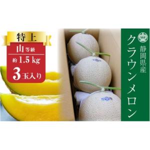 ふるさと納税 メロン 静岡県 浜松市 クラウンメ...の商品画像