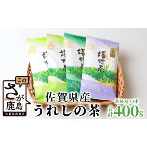 ふるさと納税 佐賀県 鹿島市 【ギフトにおすすめ】 佐賀県産 うれしの茶 (やぶきた茶) 100g×4本【合計400g】美味しいお茶を贈り物に B-570