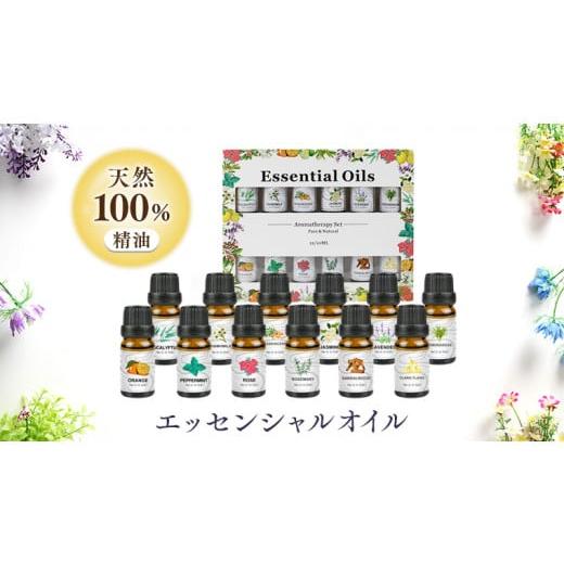 ふるさと納税 茨城県 八千代町 エッセンシャルオイル 天然100% 精油 10ml × 12本 (ペ...