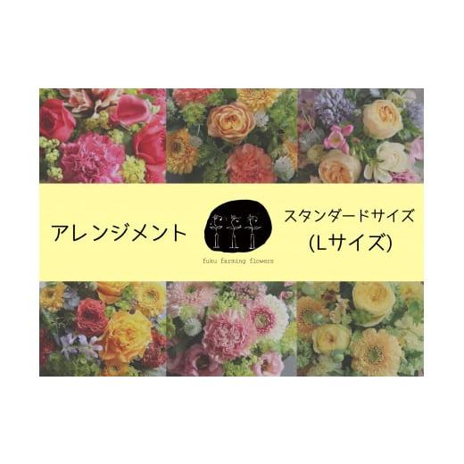 ふるさと納税 福島県 川内村 オリジナルフラワーアレンジメント スタンダードサイズ（Lサイズ） 直径...