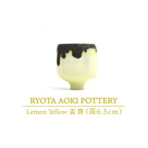 ふるさと納税 岐阜県 土岐市 【美濃焼】Lemon Yellow 盃 筒 （高6.5cm）【RYOT...