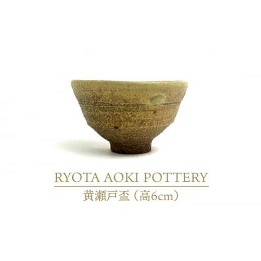 ふるさと納税 岐阜県 土岐市 【美濃焼】黄瀬戸盃（高6cm）【RYOTA AOKI POTTERY／...