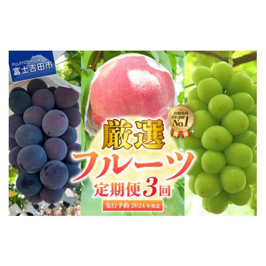 ふるさと納税 山梨県 富士吉田市 期間限定 【 2024年 先行予約 】【 定期便 】 厳選 フルー...