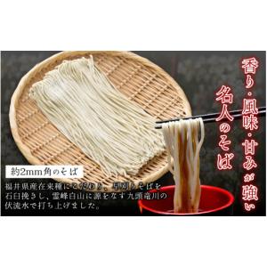 ふるさと納税 そば 生・半生めん 福井県 福井...の詳細画像3