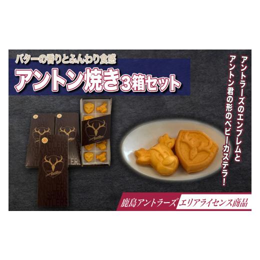 ふるさと納税 菓子 カステラ 茨城県 鹿嶋市 アントン焼き３箱セット（KK-9）