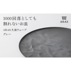 ふるさと納税 食器・グラス 皿 石川県 加賀市 ARAS 大皿ウェーブ 27cm