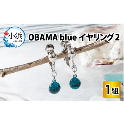 ふるさと納税 福井県 小浜市 OBAMA blue イヤリング2