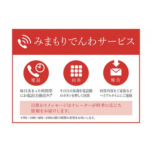 ふるさと納税 兵庫県 佐用町 郵便局のみまもりサービス「みまもりでんわサービス(固定電話)」（12カ...