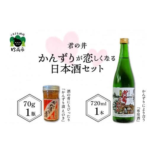 ふるさと納税 新潟県 妙高市 君の井 かんずりが恋しくなる日本酒セット