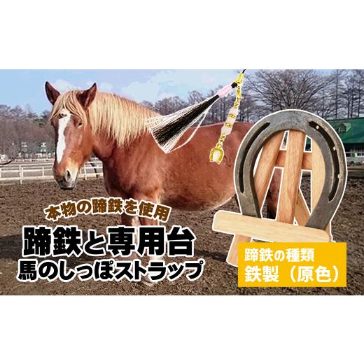 ふるさと納税 岩手県 滝沢市 馬っこパークオリジナルセット ＜鉄製 原色＞（蹄鉄・専用台・馬のしっぽ...