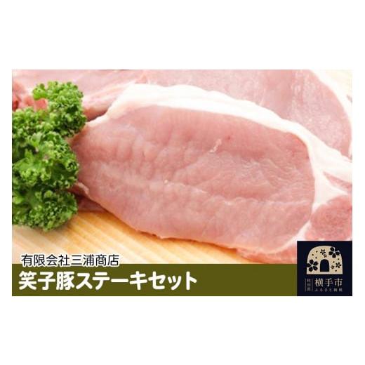ふるさと納税 秋田県 横手市 笑子豚ステーキセット