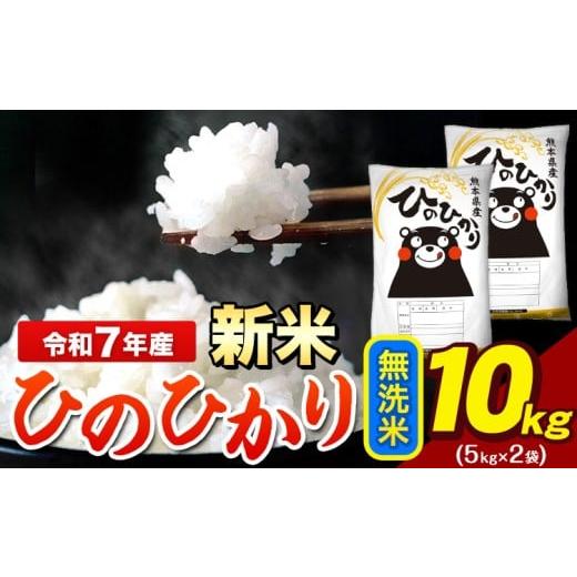 ふるさと納税 米 ヒノヒカリ 熊本県 荒尾市 新米 令和7年産 ひのひかり 無洗米 10kg 《12...
