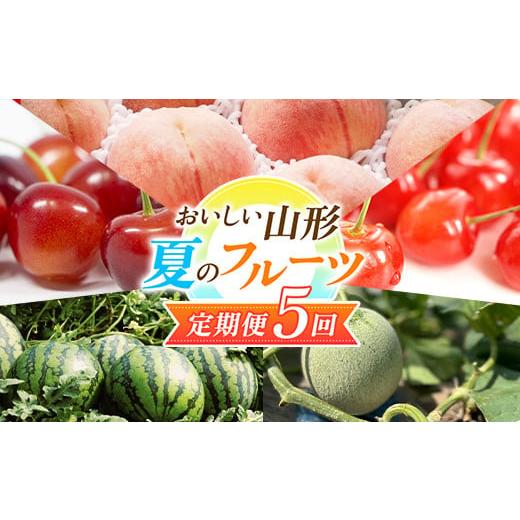 ふるさと納税 果物類 さくらんぼ 山形県 -  2026年先行予約 定期便5回 おいしい山形 夏のフ...