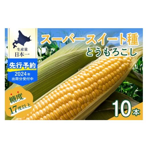 ふるさと納税 北海道 芽室町 【2024年先行予約】北海道十勝芽室町 スーパースイート種 とうもろこ...
