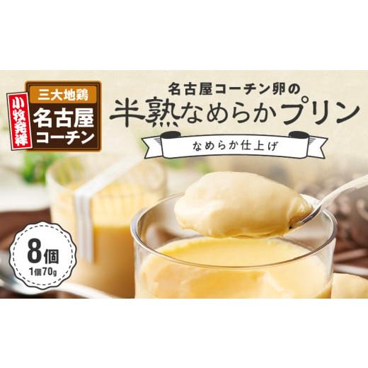 ふるさと納税 菓子 プリン 愛知県 小牧市 名古屋コーチン卵の半熟なめらかプリン