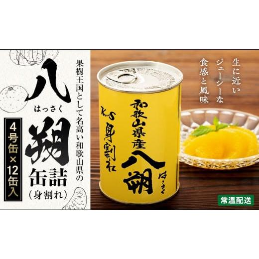 ふるさと納税 和歌山県 かつらぎ町 和歌山県産八朔缶詰（身割れ）425ｇ×12缶セット【入金確定後よ...