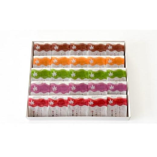 ふるさと納税 菓子 饅頭 広島県 廿日市市  藤い屋 もみじまんじゅう　五種詰合せ 25個入り　