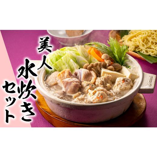 ふるさと納税 水炊き 福岡県 新宮町 AB328.美人水炊きセットA 水炊き