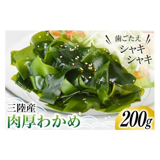 ふるさと納税 宮城県 気仙沼市 三陸産 肉厚 わかめ 300g ／ 川村海産 ／ 宮城県 気仙沼市 ...