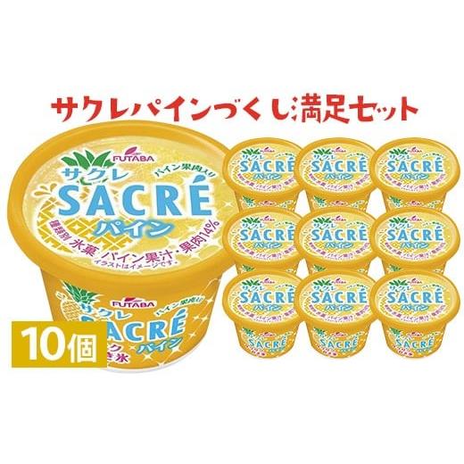 ふるさと納税 菓子 アイス 栃木県 さくら市 サクレパインづくしセット　10個｜アイス かき氷 シャ...