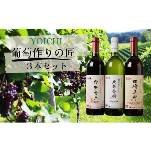 ふるさと納税 北海道 余市町 余市「葡萄作りの匠」ワイン3本セット