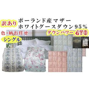ふるさと納税 タオル・寝具 掛け布団 山梨県 富士河口湖町 訳あり羽毛布団 シングル 羽毛掛け布団 ポーランド産マザーグース95％ 羽毛ふとん 羽毛掛けふとん …