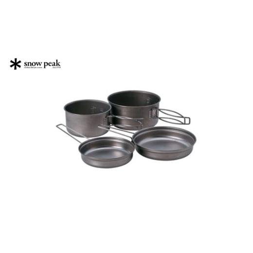 ふるさと納税 アウトドアグッズ 新潟県 三条市 スノーピーク チタンパーソナルクッカーセット SCS...