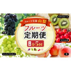 ふるさと納税 山梨県 甲斐市 お手軽フルーツ定期便　５回