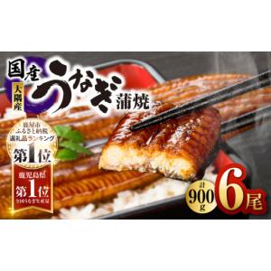 ふるさと納税 うなぎ 鹿児島県 鹿屋市 2181 鹿児島県大隅産うなぎ蒲焼6尾 計900g　KN007-006