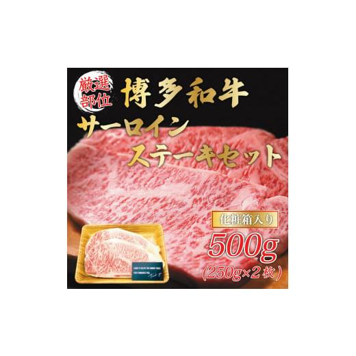 ふるさと納税 福岡県 添田町 博多和牛サーロインステーキセット 500g(250g×2枚) [a00...