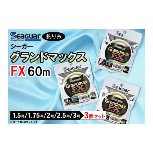 ふるさと納税 栃木県 壬生町 【1.75号】釣り糸（Seaguar）シーガーグランドマックスFX 6...