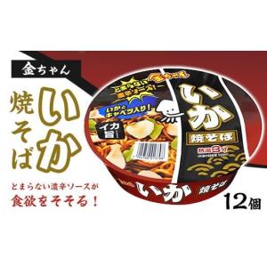 ふるさと納税 徳島県 徳島市 金ちゃんいか焼そば1箱（12個）