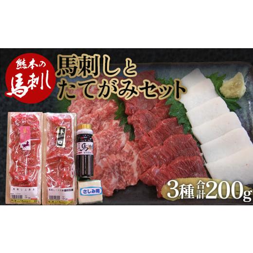 ふるさと納税 馬肉 熊本県 球磨村 FKP9-479 馬刺し 赤身・トロ身・たてがみセット