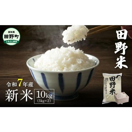 ふるさと納税 米 高知県 田野町  令和7年産 新米 四国一小さなまちの田野米 10kg（5kg×2...